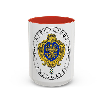 Coat of arms of the French Republic (1905) - Accent Coffee Mug