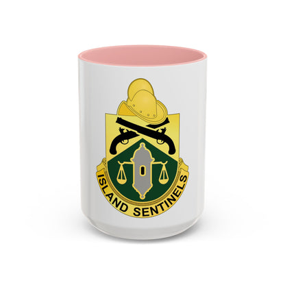 124 Military Police Battalion (U.S. Army) Accent Coffee Mug