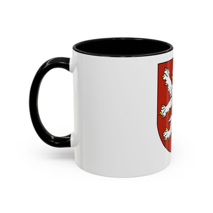 Small coat of arms of the Czech Republic - Accent Coffee Mug