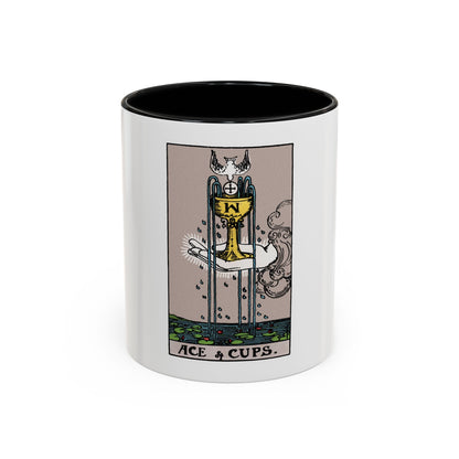 The Ace of Cups (Tarot Card) Accent Coffee Mug