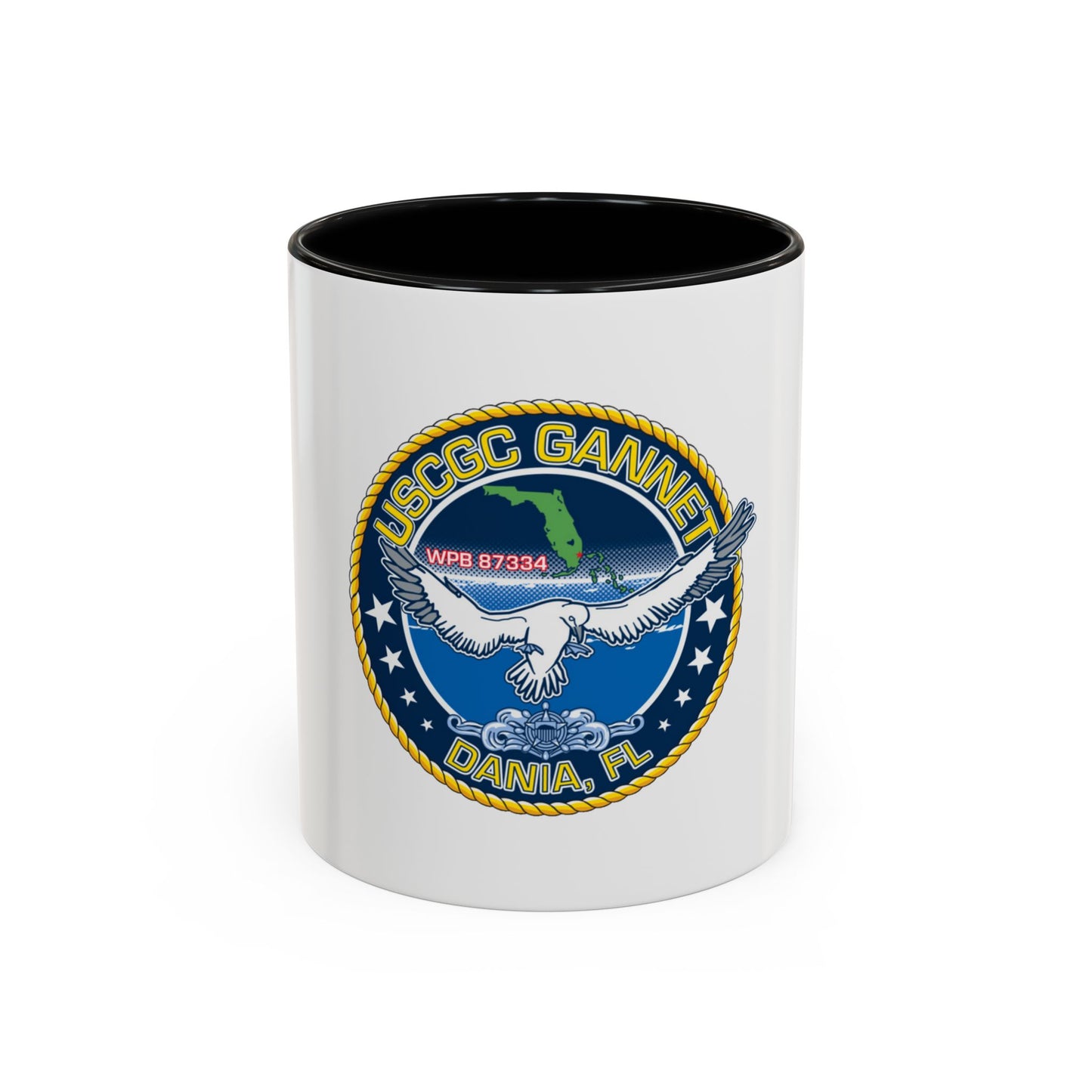 USCGC Gannet Dania FL (U.S. Coast Guard) Accent Coffee Mug