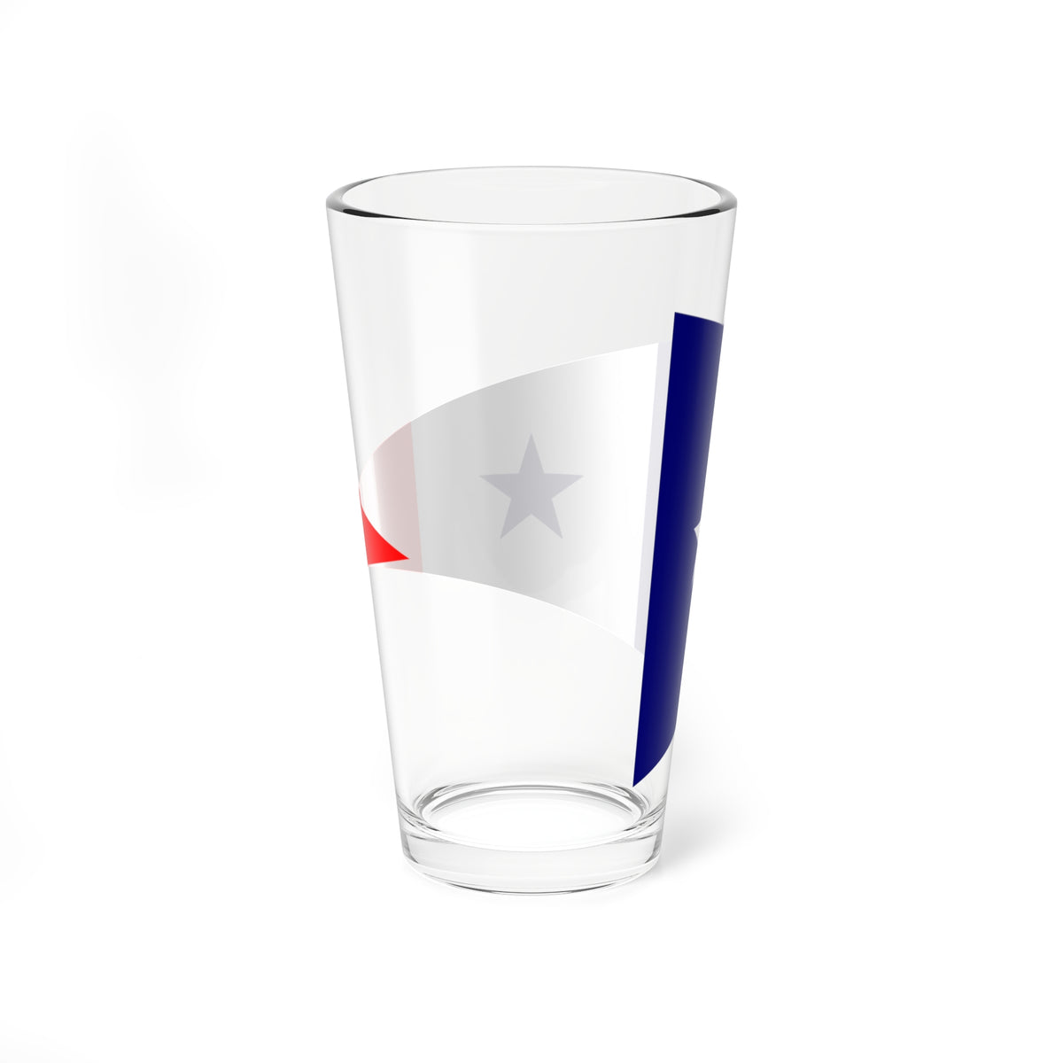 Burgee of Yacht Club de France (France) Pint Glass 16oz