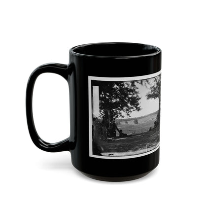 Cedar Mountain, Va. Battlefield Viewed From The West (U.S. Civil War) Black Coffee Mug