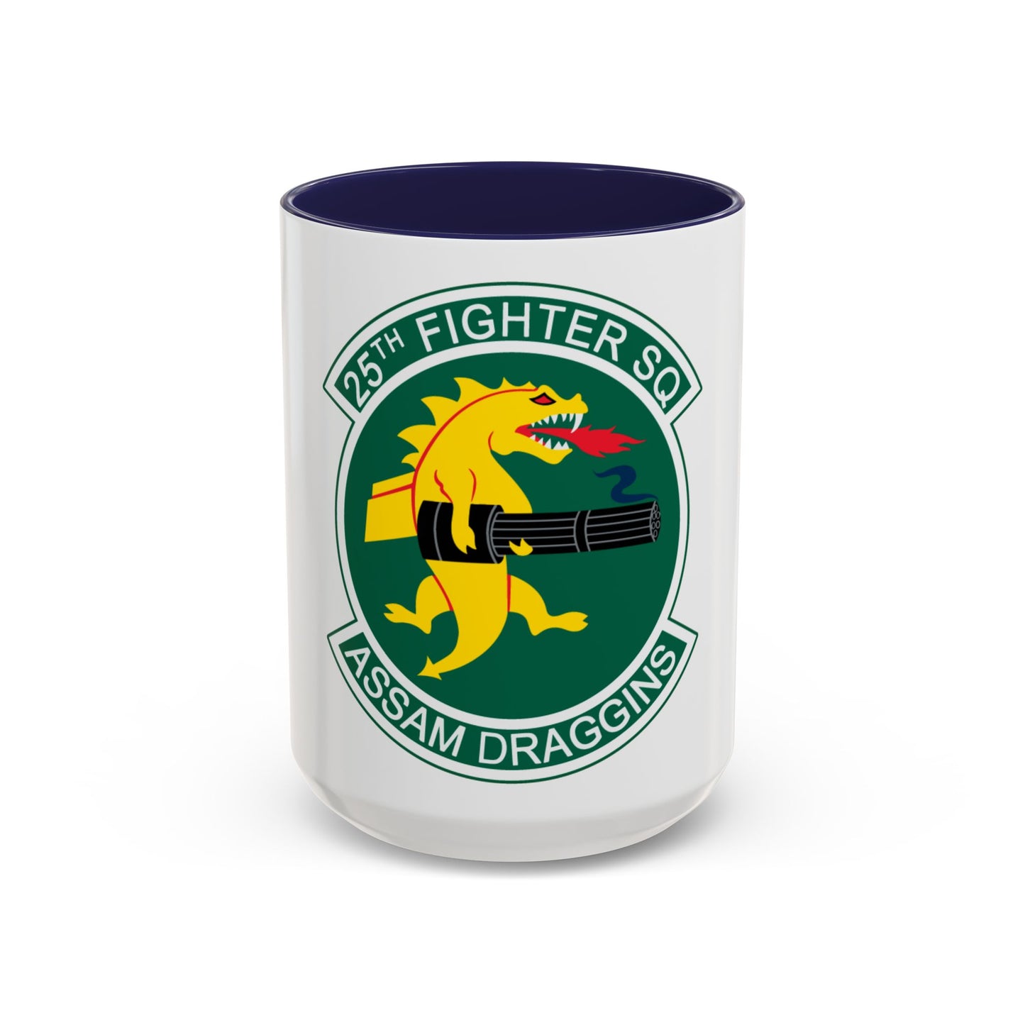 25th Fighters Sq (U.S. Air Force) Accent Coffee Mug