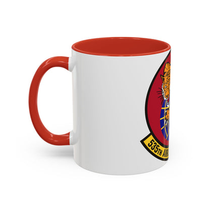 535th Airlift Squadron (U.S. Air Force) Accent Coffee Mug