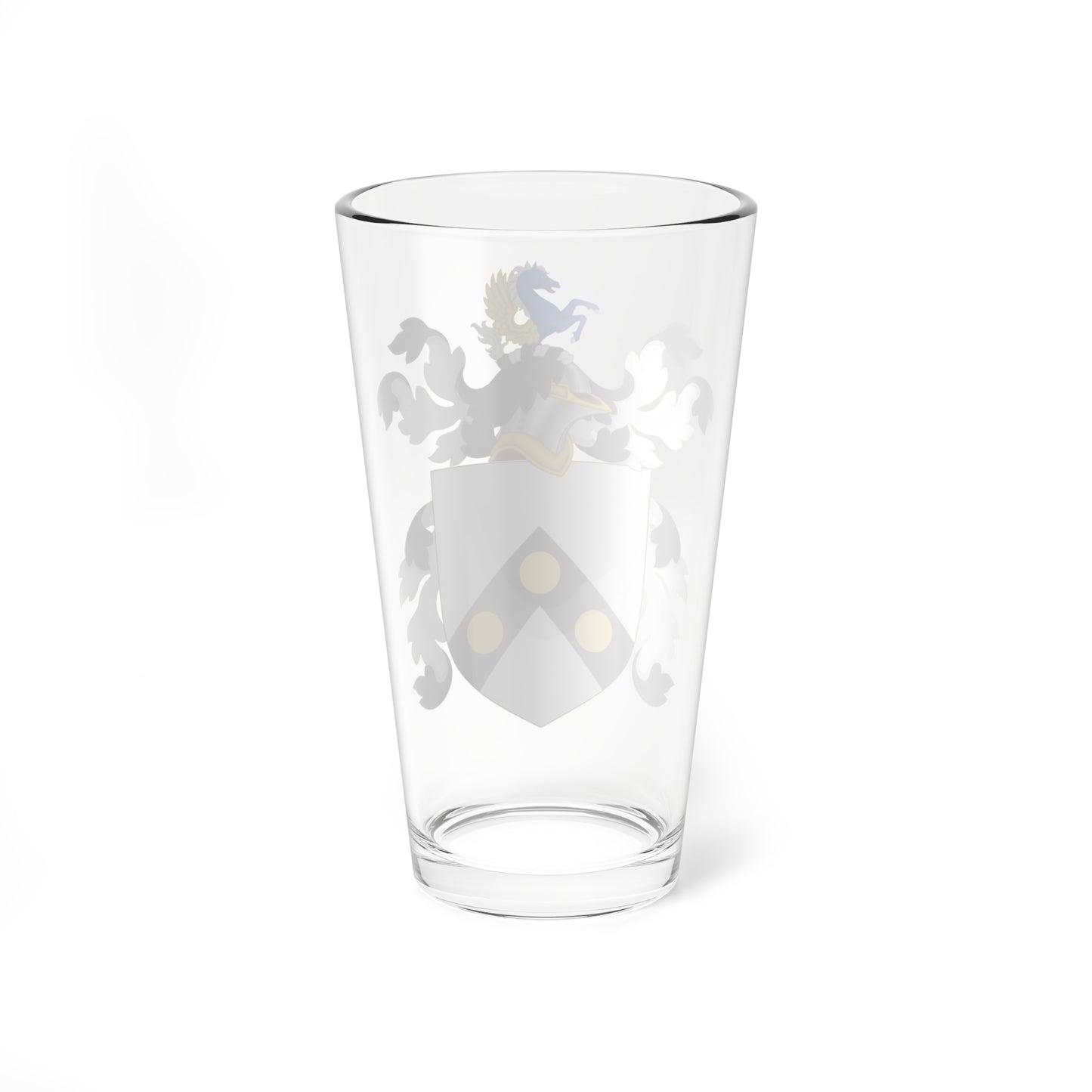 Coat of Arms of William Bond (United States) (Coat of Arms) Pint Glass 16oz