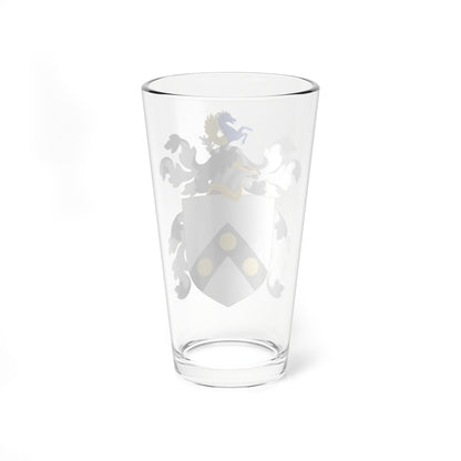 Coat of Arms of William Bond (United States) (Coat of Arms) Pint Glass 16oz
