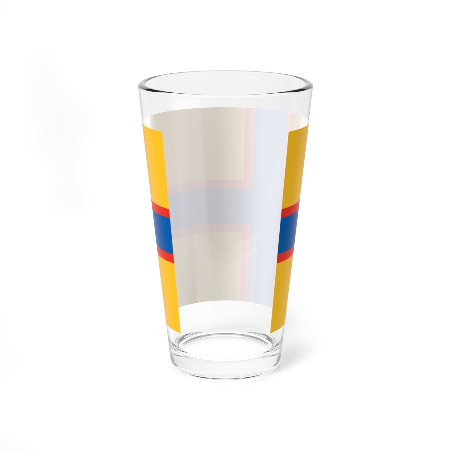 Flag of Ingrian people (Russia) Pint Glass 16oz