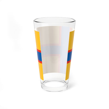 Flag of Ingrian people (Russia) Pint Glass 16oz