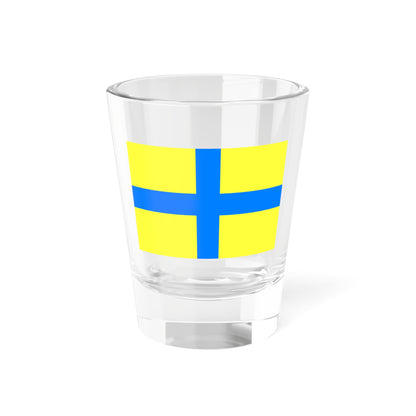 Flag of Parma Italy - Shot Glass 1.5oz