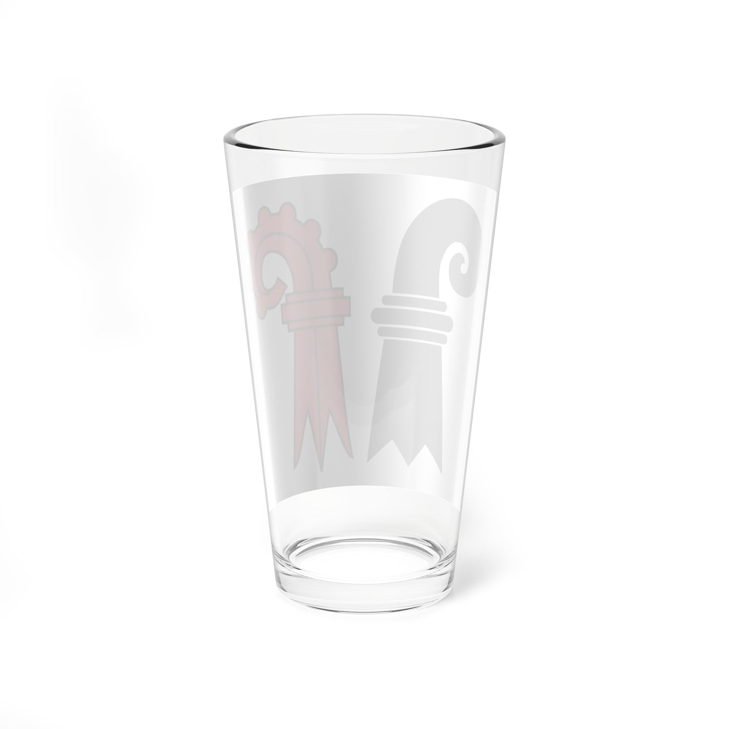 Flag of Beider Basel (Switzerland) Pint Glass 16oz
