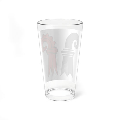 Flag of Beider Basel (Switzerland) Pint Glass 16oz
