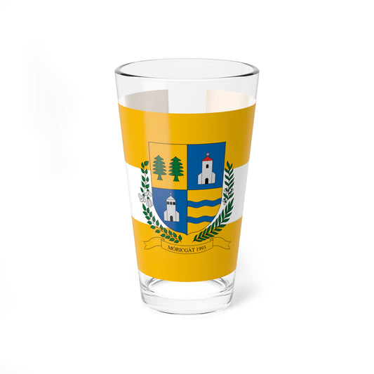 Flag of Moricgat (Hungary) Pint Glass 16oz