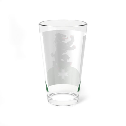 Flag Bugry Leningrad oblast (Russia) Pint Glass 16oz