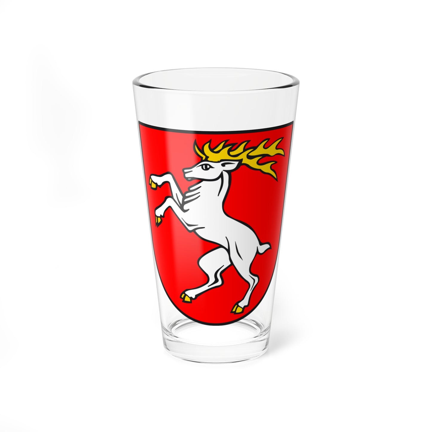 Seyler Seiler of Liestal coat of arms (Switzerland) (Coat of Arms) Pint Glass 16oz