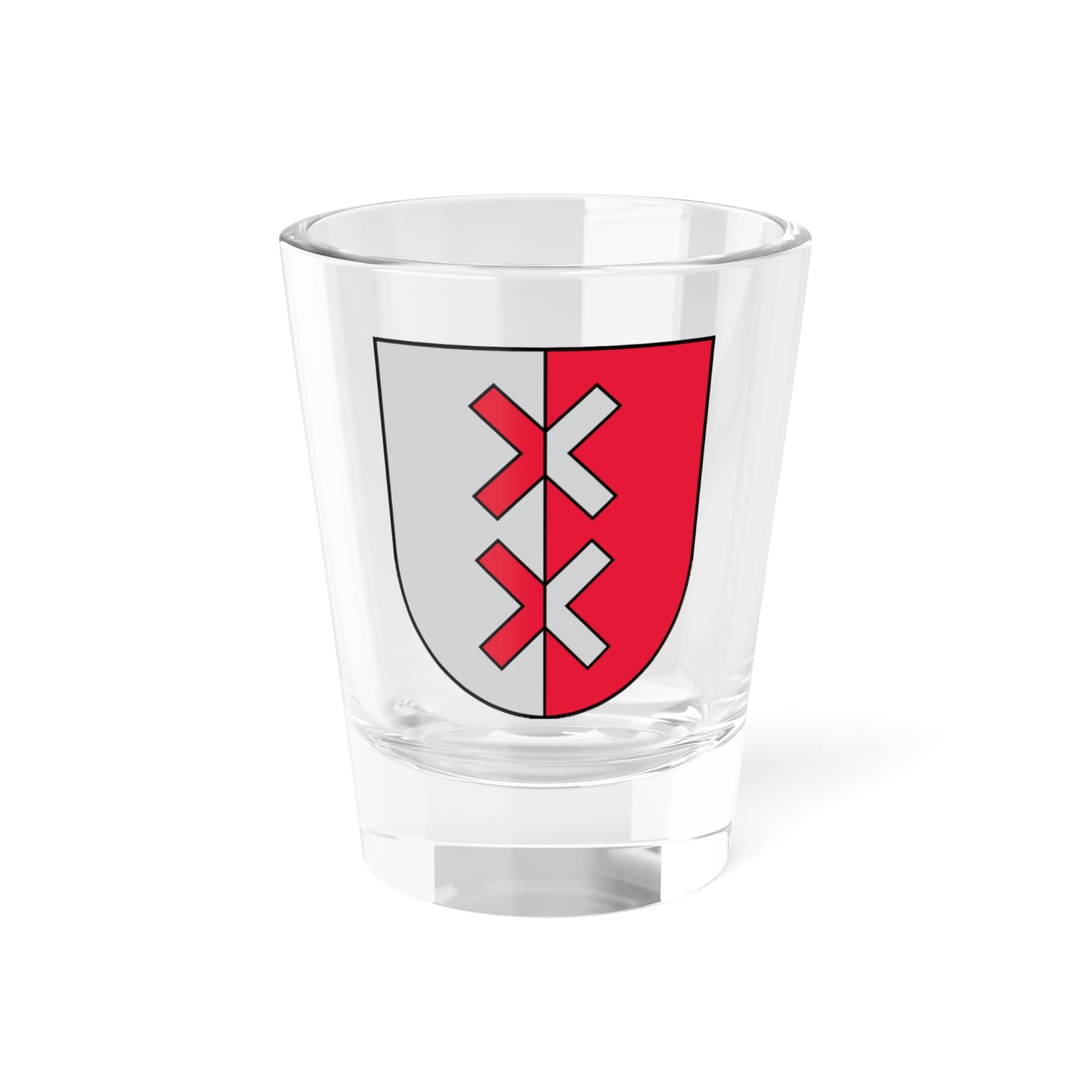 Jaunpiebalgas novads COA (Latvia) (Coat of Arms) Shot Glass 1.5oz