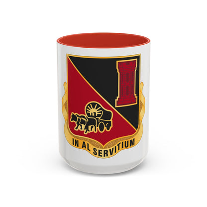 128 Engineer Battalion Nebraska National Guard (U.S. Army) Accent Coffee Mug