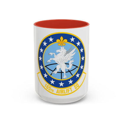 Tasse à café décorative du 165e Escadron de transport aérien (US Air Force)