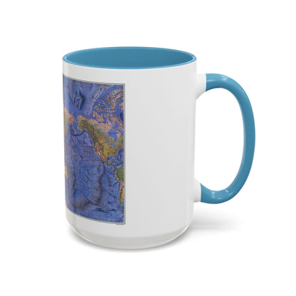 World Ocean Floor (1981) (Map) Accent Coffee Mug