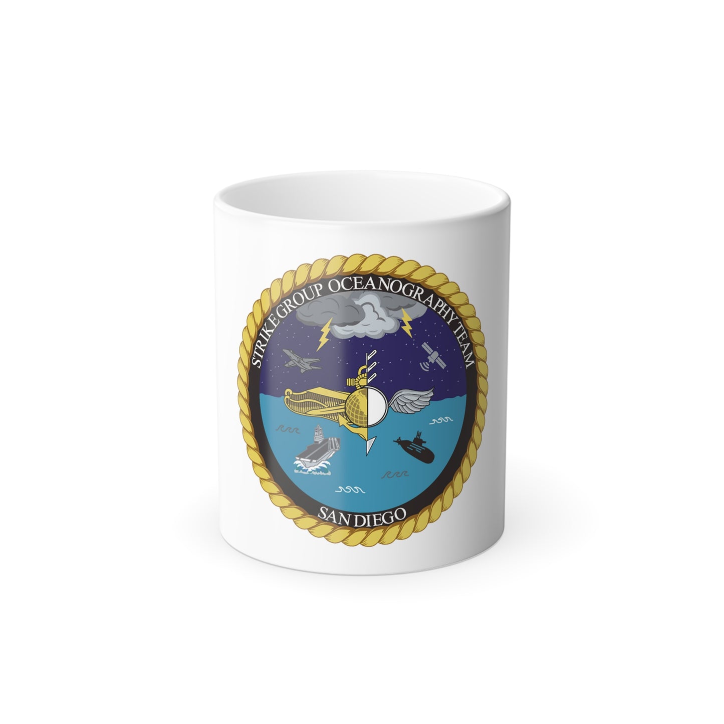 Strike Group Oceanography Team San Diego (U.S. Navy) Color Changing Mug 11oz