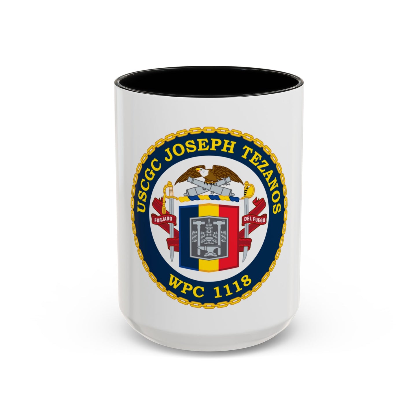 USCG Joseph Tezanos WPC 1118 (U.S. Coast Guard) Accent Coffee Mug