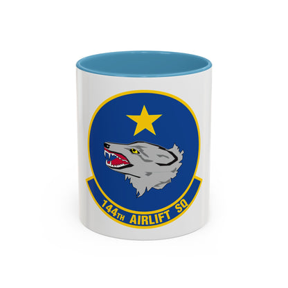 144 Airlift Squadron (U.S. Air Force) Accent Coffee Mug