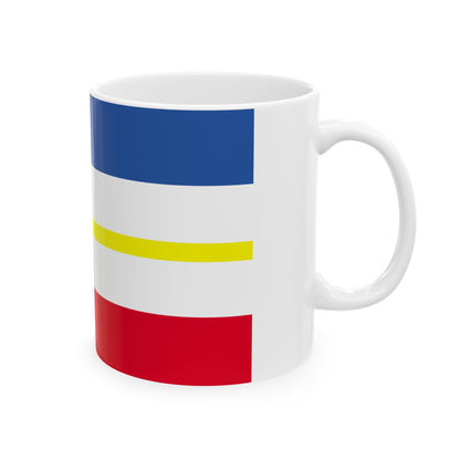 Flag of Mecklenburg Vorpommern Germany - White Coffee Mug