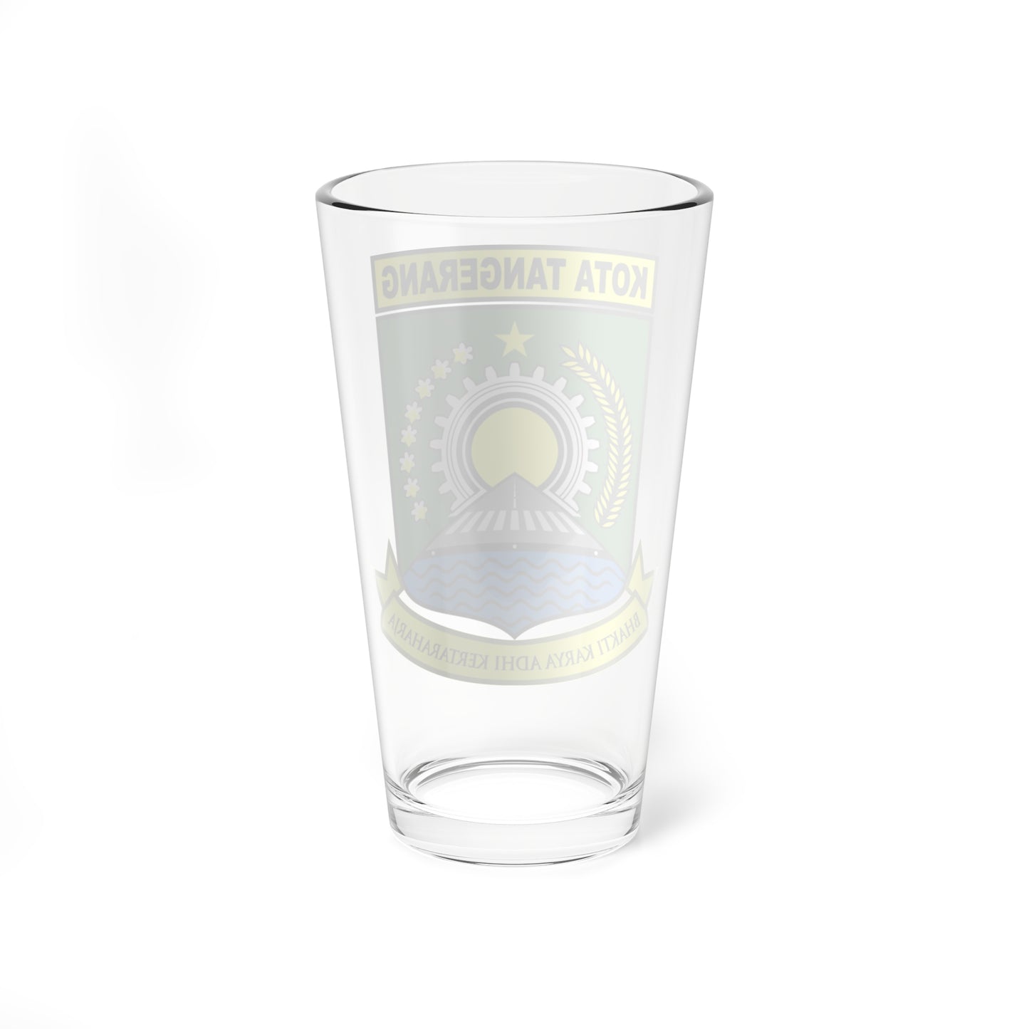 Seal of the City of Tangerang (Indonesia) (Coat of Arms) Pint Glass 16oz