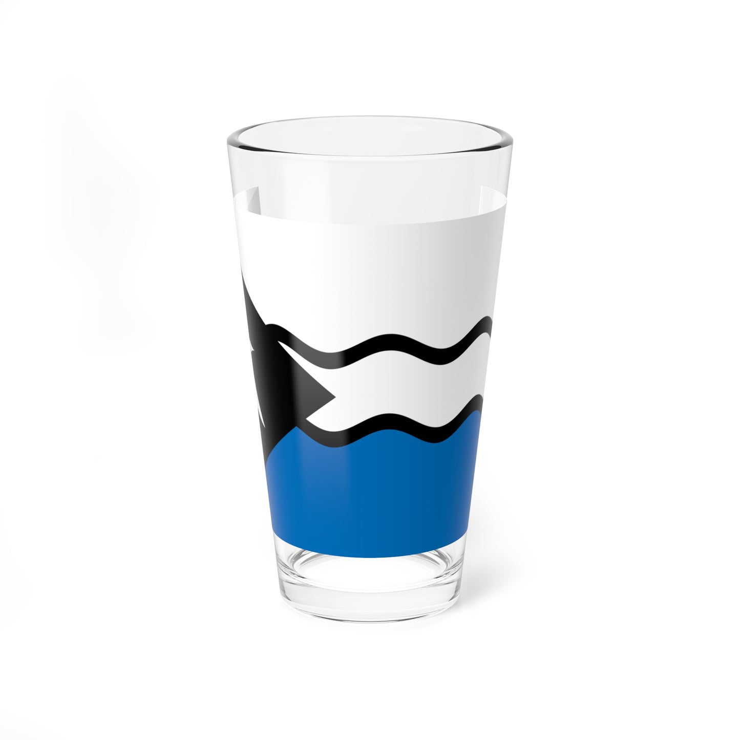 Fisel District Flag (France) Pint Glass 16oz