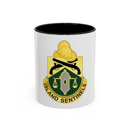 124 Military Police Battalion (U.S. Army) Accent Coffee Mug