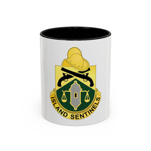 124 Military Police Battalion (U.S. Army) Accent Coffee Mug