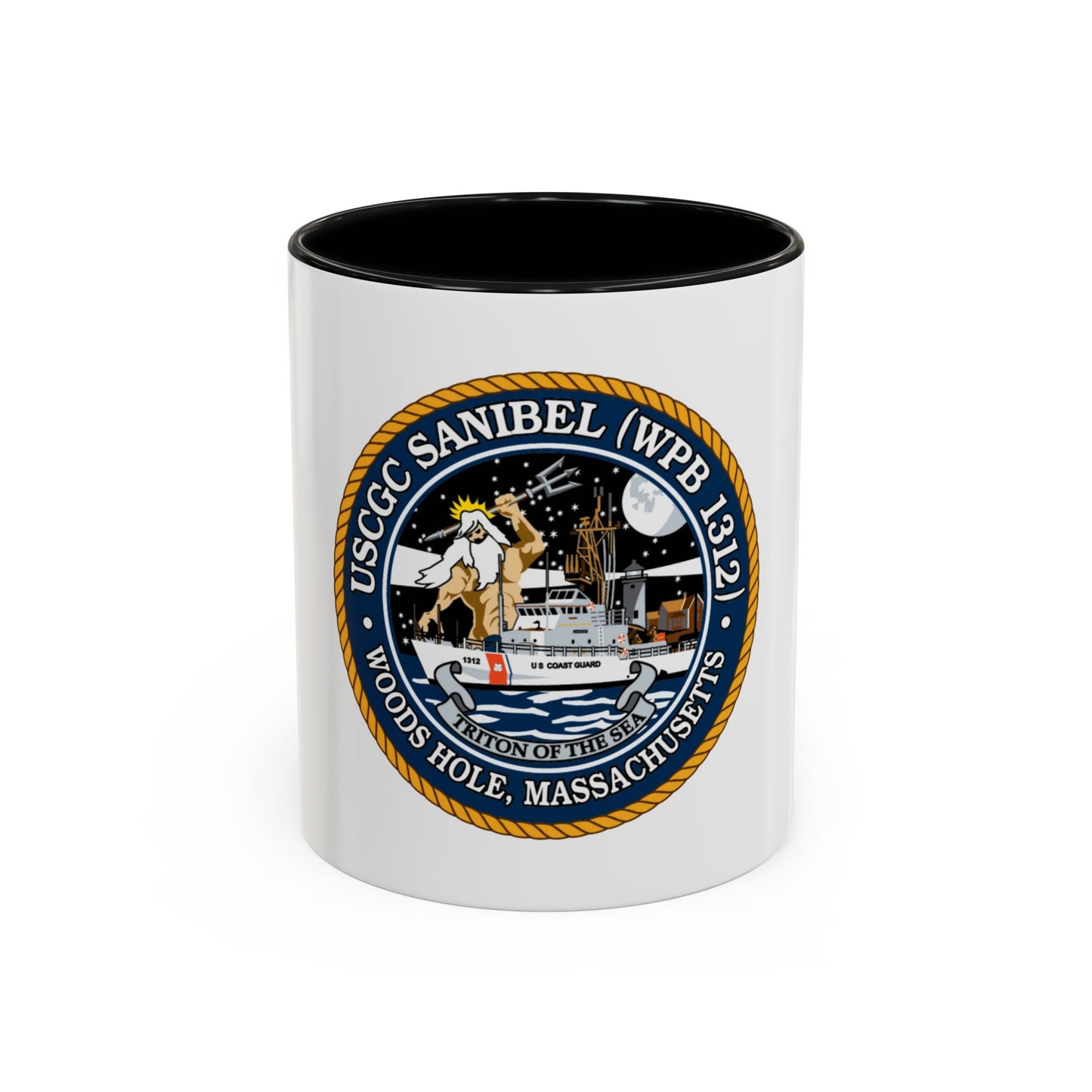 USCGC Sanibel WPB   1312 (U.S. Coast Guard) Accent Coffee Mug