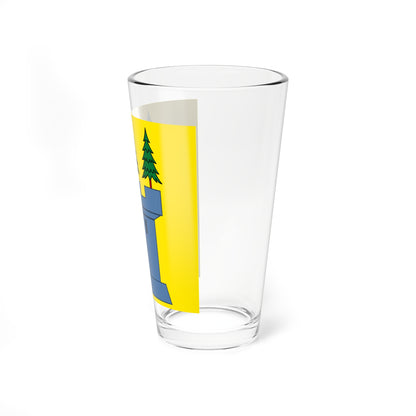 CHE Laupen ZH 1667 Flag (Switzerland) Pint Glass 16oz