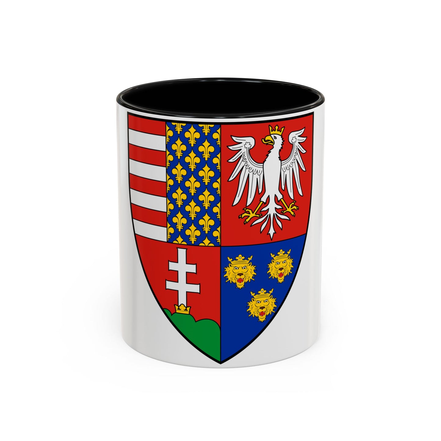 Coat of arms of Louis I of Hungary (1370) - Accent Coffee Mug