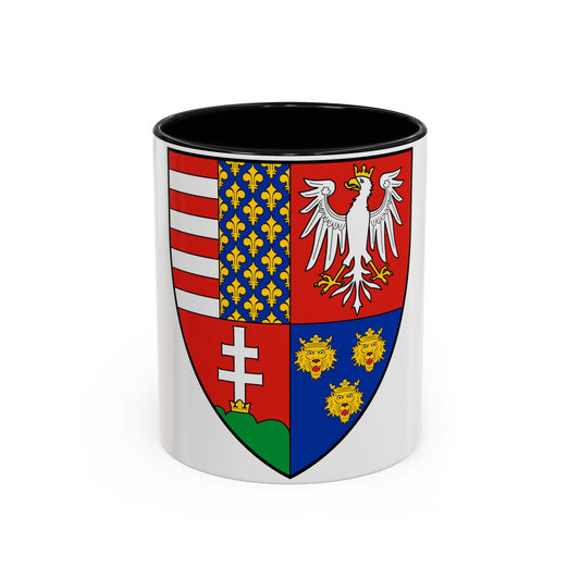 Coat of arms of Louis I of Hungary (1370) - Accent Coffee Mug