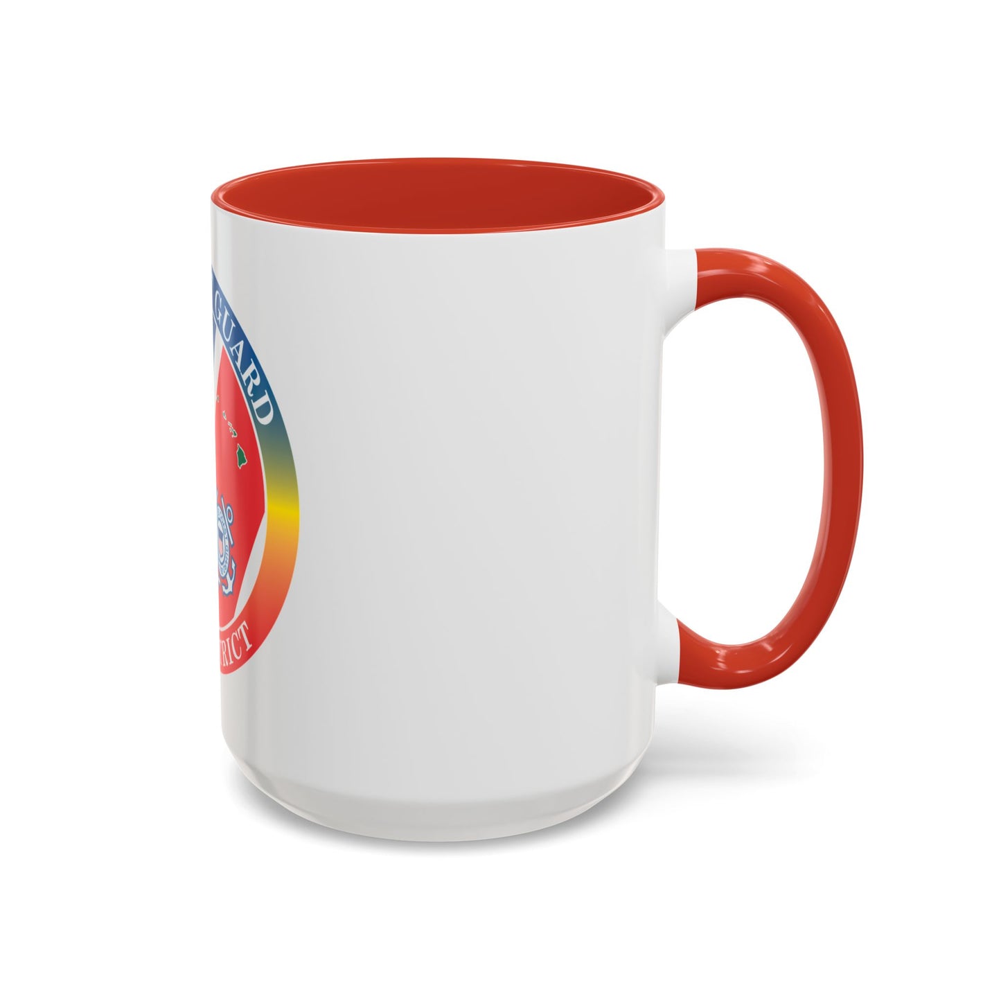 14th CG District (U.S. Coast Guard) Accent Coffee Mug