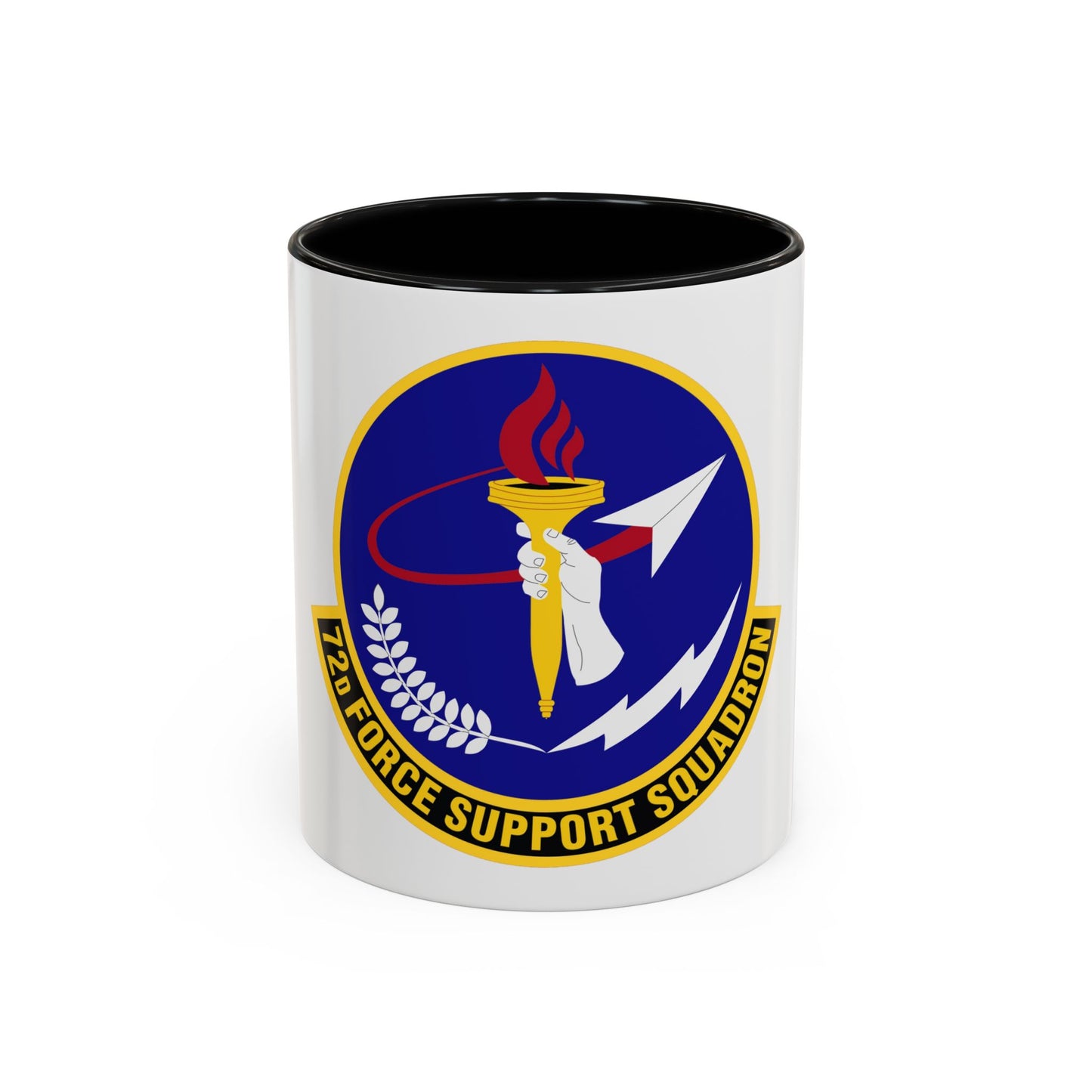 72d Force Support Squadron (U.S. Air Force) Accent Coffee Mug