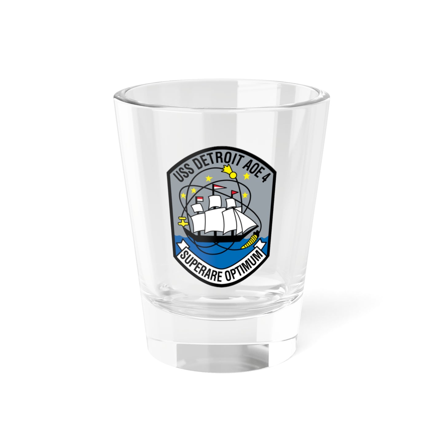 USS Detroit AOE 4 (U.S. Navy) Shot Glass 1.5oz