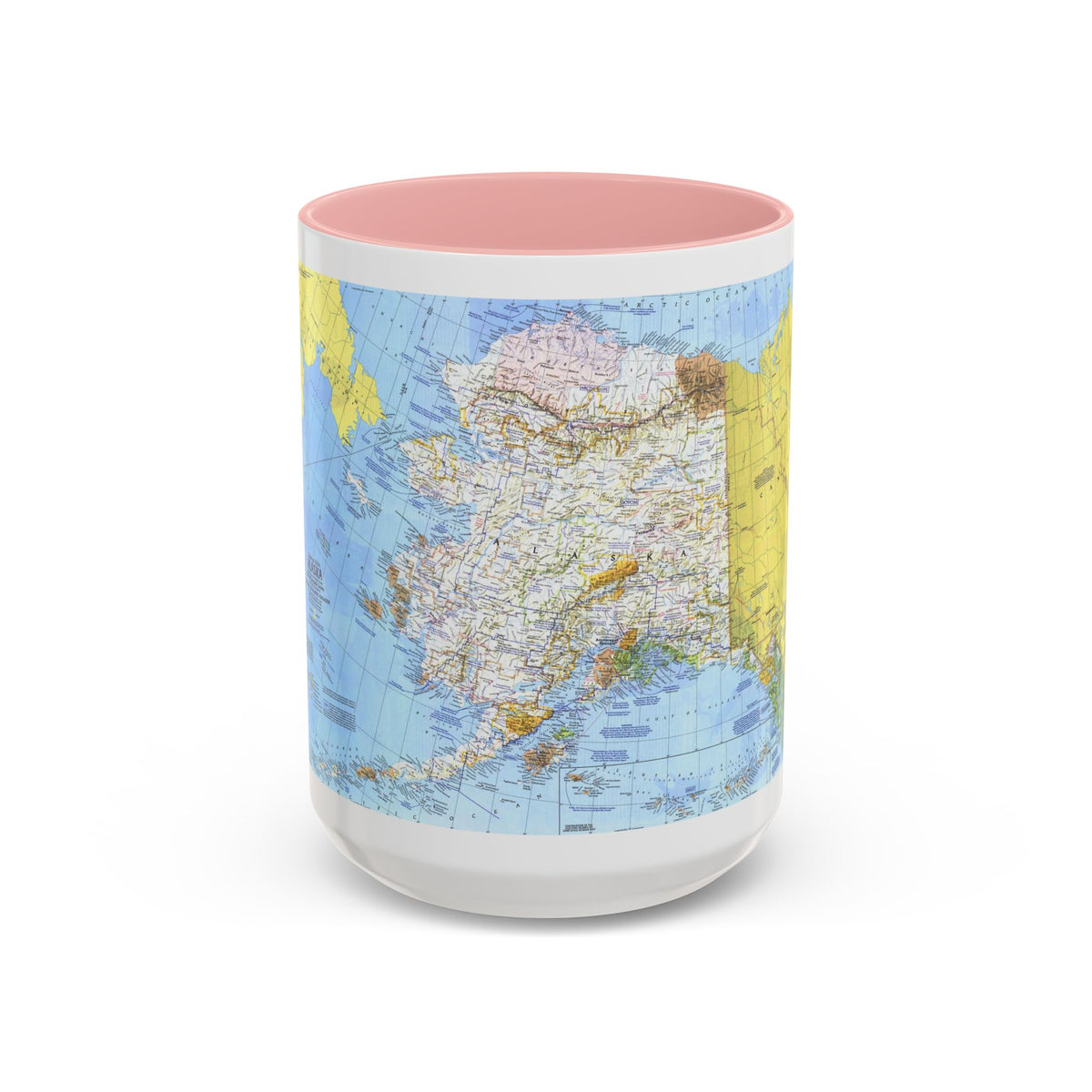USA - Alaska (1975) (Map) Accent Coffee Mug