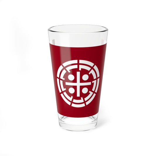 Flag of Kurume Fukuoka (Japan) Pint Glass 16oz
