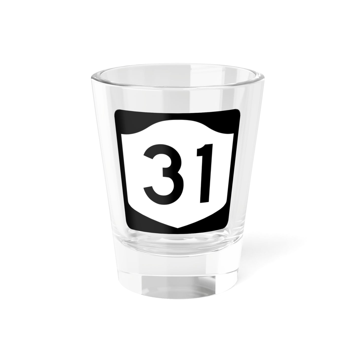 NY-31 (New York) (Road Sign) Shot Glass 1.5oz