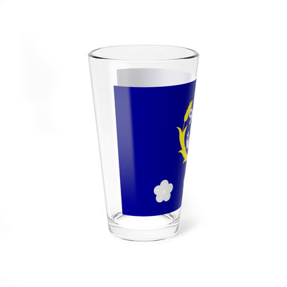 ROCN Captains Flag (China) Pint Glass 16oz