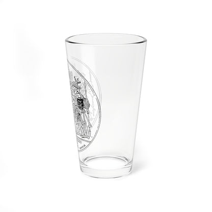 Commemorative Medal of the Rhine Confederation (Germany) (Coat of Arms) Pint Glass 16oz