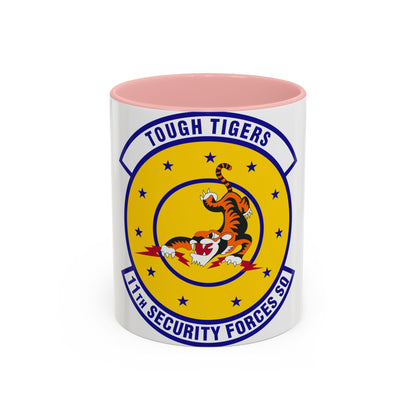 11 Security Forces Squadron USAF (U.S. Air Force) Accent Coffee Mug