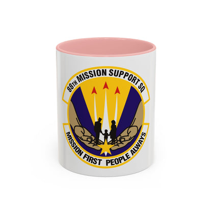 88th Mission Support Squadron (U.S. Air Force) Accent Coffee Mug