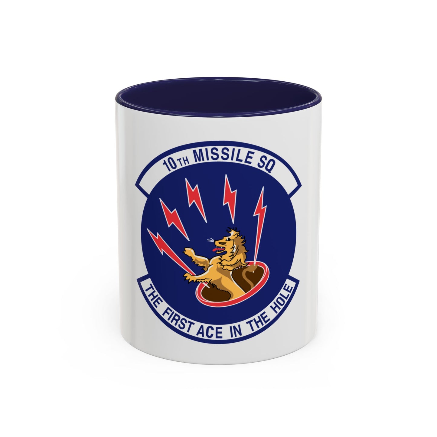 10th Missile SQ The First In The Hole (U.S. Air Force) Accent Coffee Mug
