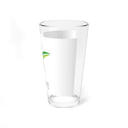 Flag of Yufu Oita (Japan) Pint Glass 16oz