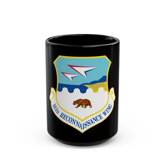 163d Attack Wing (U.S. Air Force) Black Coffee Mug-15oz-Go Mug Yourself