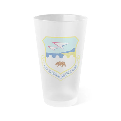 163d Attack Wing (U.S. Air Force) Frosted Pint Glass 16oz-16oz-Frosted-Go Mug Yourself