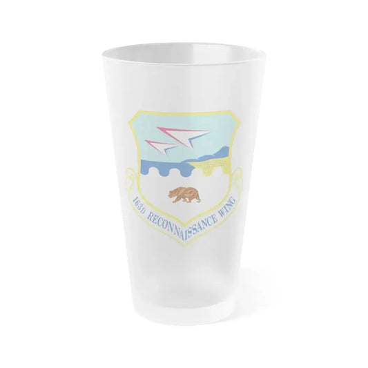 163d Attack Wing (U.S. Air Force) Frosted Pint Glass 16oz 16oz Frosted - Go Mug Yourself